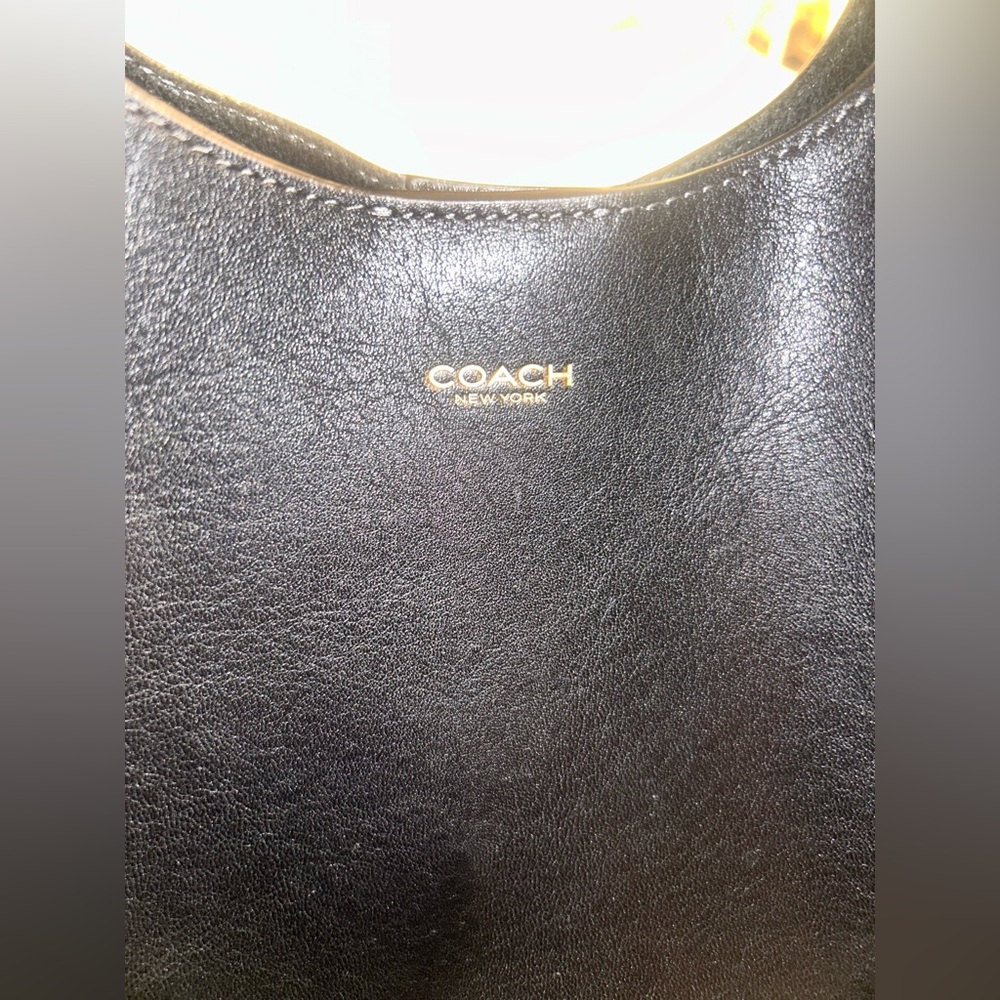 Almost new Coach Brooklyn 28 in black leather - Picture 6 of 8